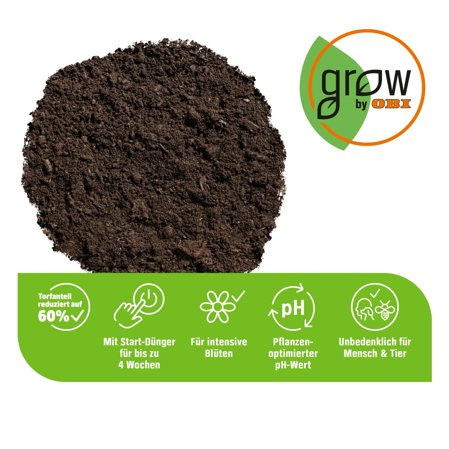 GROW by OBI Hortensien und Rhododendronerde, 45l kaufen bei OBI