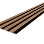 FN Acustico Wandpaneel Eiche, 5er Set, Lamellen-Optik für moderne Wandverkleidung.