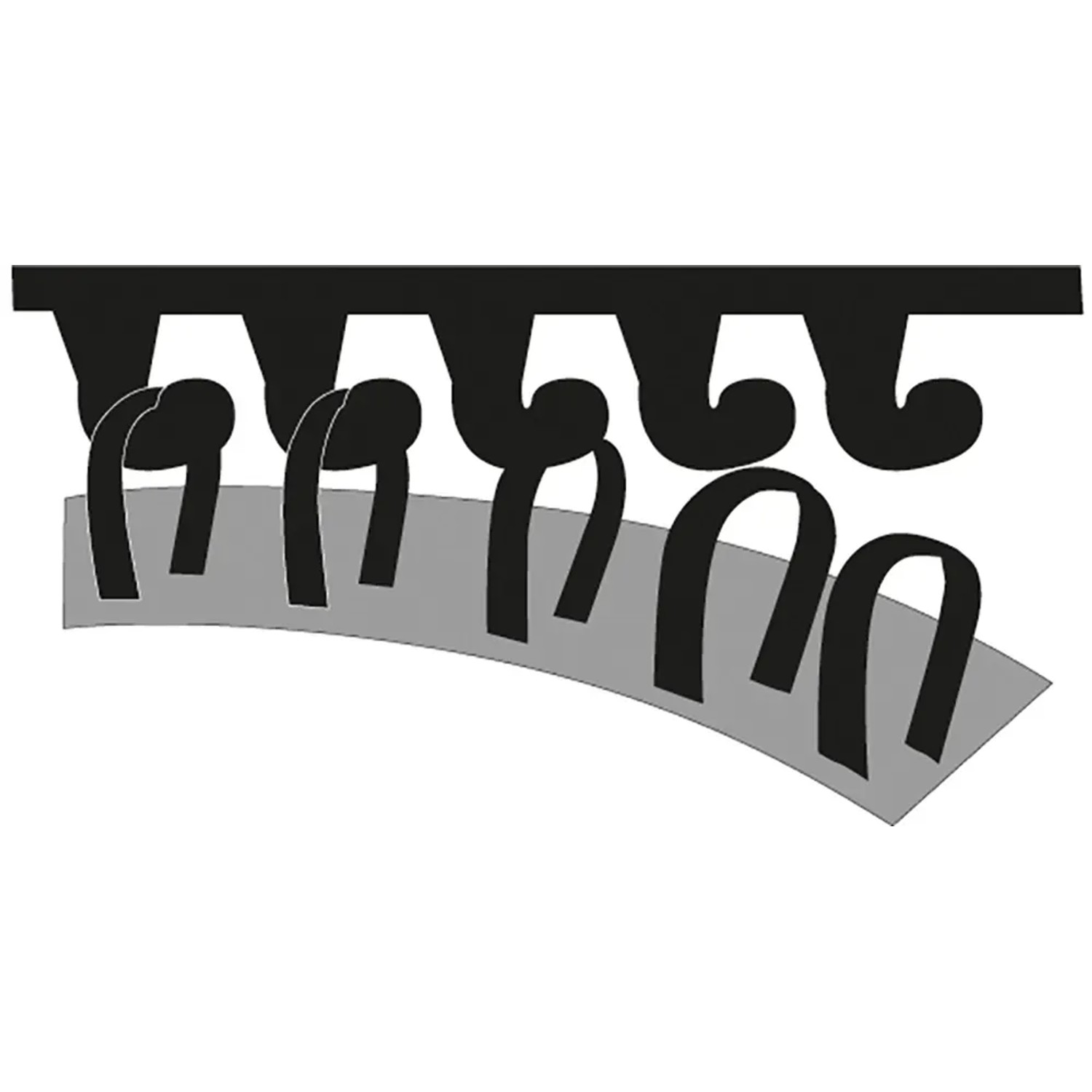 Bosch Schleifblatt-Set, 6-teilig, Ø125mm, K60/K120/K240 für Exzenterschleifer.