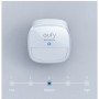 Eufy Bewegungssensor für Kameraüberwachung, 100° Erfassungswinkel, Reichweite 9m, Sensitivität einstellbar.