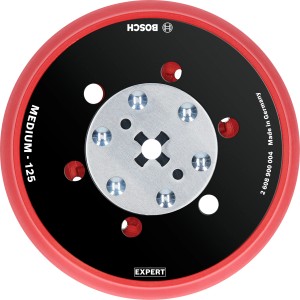 Bosch Expert Multiloch Stützteller, Ø 125mm, für Exzenterschleifer. Zubehör zum Schleifen von Holz.