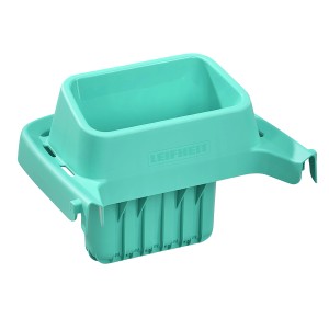 Leifheit Auspresssieb Power Clean, Aufsatz für Putzeimer, türkis.