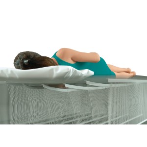 Intex Luftmatratze Dura-Beam Standard Pillow Rest Classic Full mit Person. Ideal für Camping und als Gästebett.