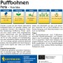 Kiepenkerl Puffbohne Perla Samenpackung mit Aussaat- und Erntehinweisen.