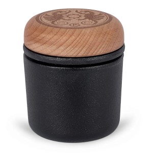 Petromax Handmörser aus Gusseisen, 65 ml, für Gewürze und Kräuter in der Küche.