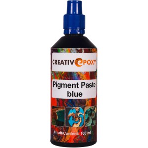 Flasche CreativEpoxy Pigment Paste Blau, 100ml, für Epoxidharz Abtönung.