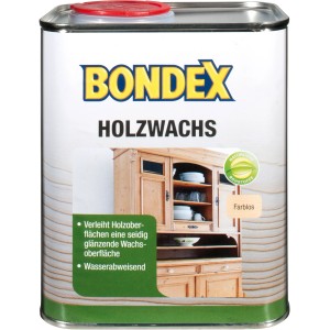 Dose Bondex Holz-Wachs Transparent 250ml für widerstandsfähigen Holzschutz.