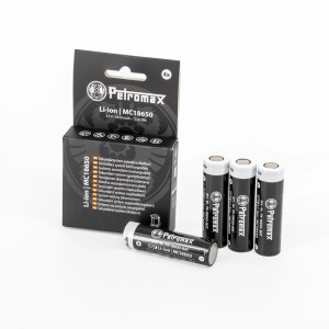 Petromax Akku 18650 PX-18650-BAT 3450 mAh Schwarz 4er Pack