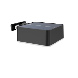 Eckige Philips Solar-Wandleuchte Vynce mit Tageslichtsensor, 1,5W, 2700K. Für Aussen.
