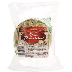 Fidelio Riesenmeisenknödel, 500g, verpackt. Wildvogelfutter für die Ganzjahresfütterung.