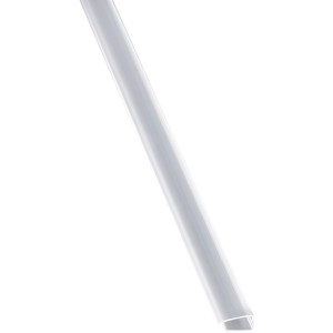 Transparentes Gutta U-Klemmprofil, 6 mm stark und 3 m lang, für Kunststoffbedachung.