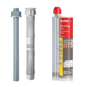 Fischer Montageset für 2-schaliges Mauerwerk 6 Befestigungspunkte