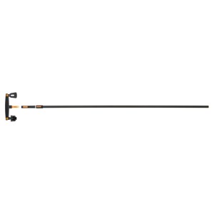 Fiskars Dachrinnenreiniger mit Teleskopstiel, orange-schwarz, für Kombisysteme.