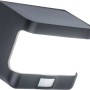 Lutec LED Solar Wandleuchte Try, mattschwarz mit Bewegungsmelder.