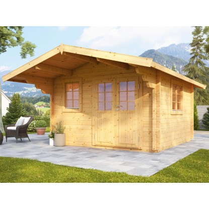 Wolff Finnhaus Holz-Gartenhaus Nordkap 70-B B X T: 360 Cm X 360 Cm ...