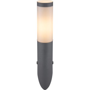 Globo Boston Außenleuchte, Edelstahl Anthrazit, 39 cm. Elegante Wandleuchte für den Außenbereich.