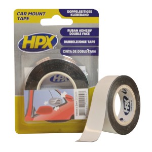 HPX Schaumstoffband, doppelseitig, 12mm x 2m, für Lack- und Karosseriereparatur.