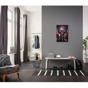 Komar Keilrahmenbild Marvel Venom Attack Schwarz