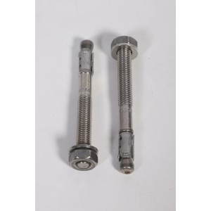 Schwerlastdübel Edelstahl V4A - Montagezubehör 2er Set für Geländer-Bodenmontage