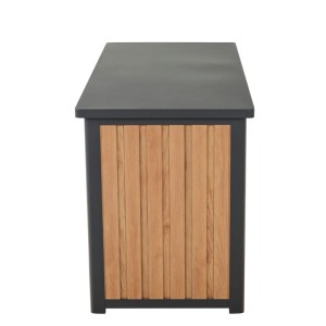 Siena Garden Kissenbox Sabano im Teaklook, 135,5x58,7x75 cm, zur Aufbewahrung von Gartenauflagen.