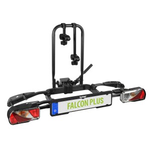 Eufab Falcon Plus Fahrradträger für Anhängerkupplung, zusammengeklappt.