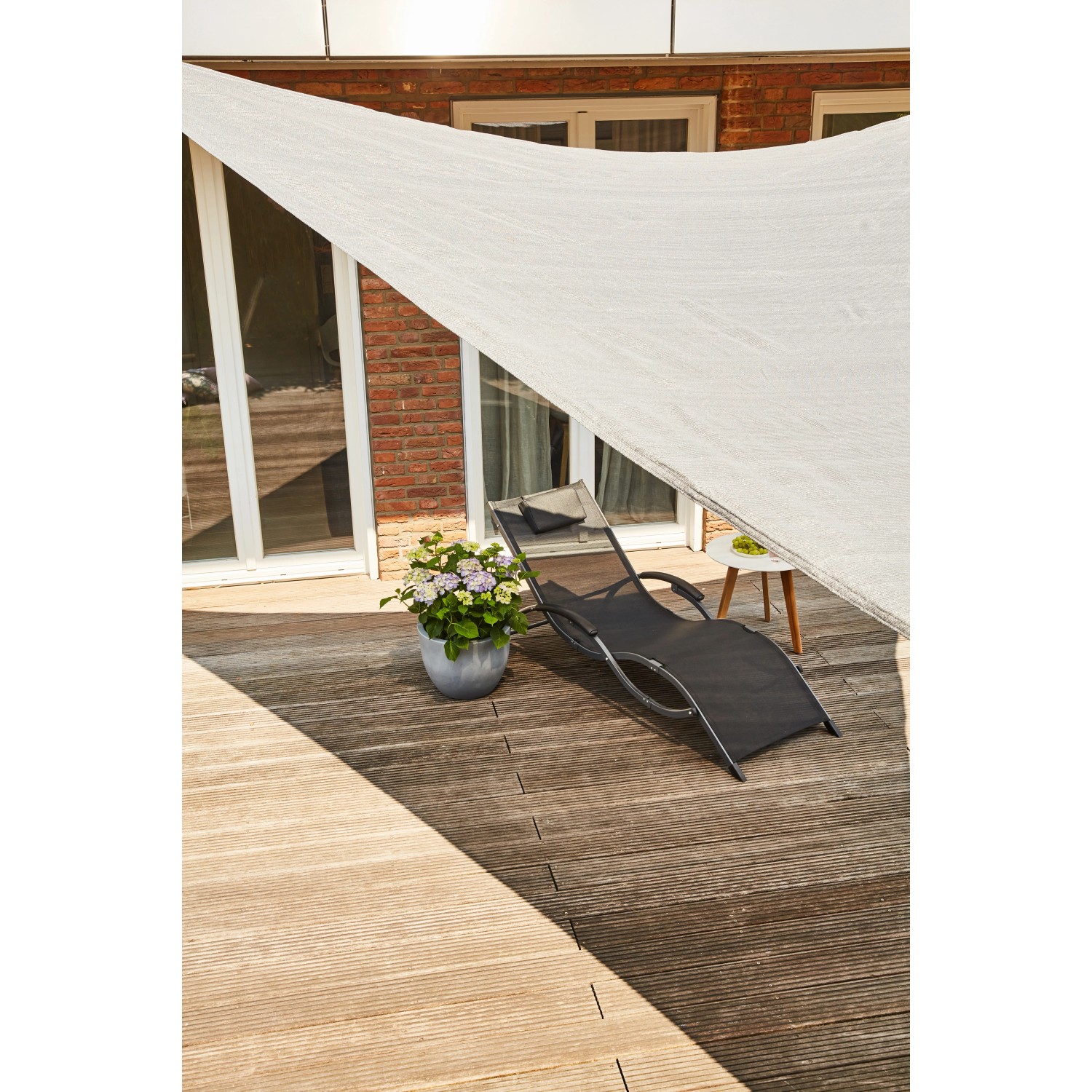Fraschetti Sonnensegel Praiano – 300x400 Cm, Polyethylen, Grün Oder Weiß, Mit Befestigungsschnüren