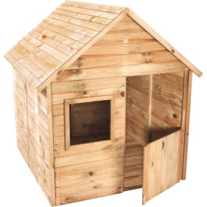 Soulet Kinderspielhaus Marina aus Holz mit Fenster und halber Tür für Kinder ab 3 Jahren.