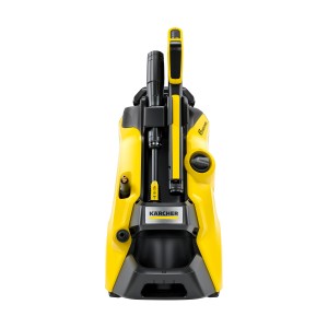 Kärcher Hochdruckreiniger K 5 Power Control Home mit Zubehör in Gelb und Schwarz.