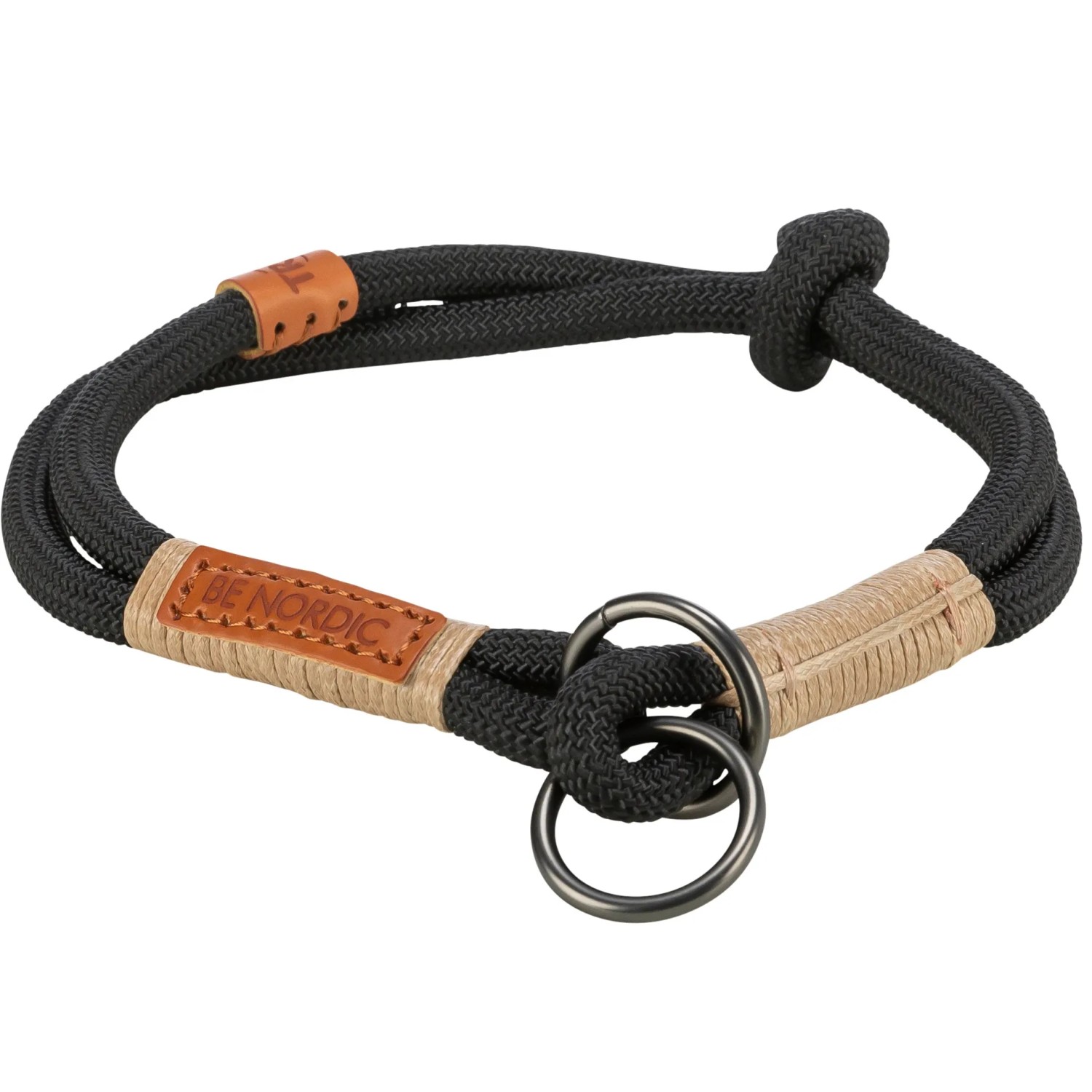 Trixie Zug-Stopp-Halsband Be Nordic 45 cm x  8 mm Schwarz-Sand kaufen bei  OBI
