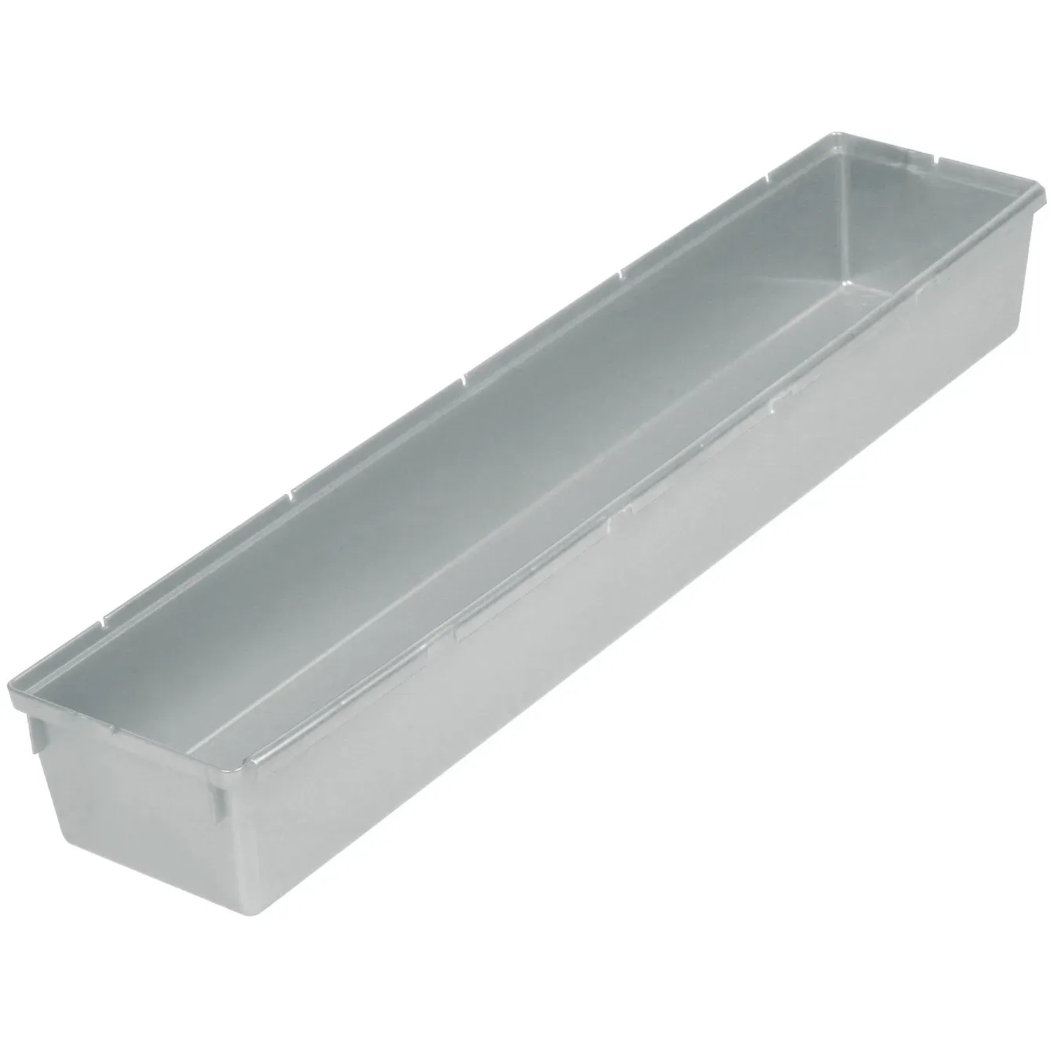 Ok Schubladeneinsatz Light Silver, 38x8x5cm, für Küchenhelfer und Ordnung in der Schublade.
