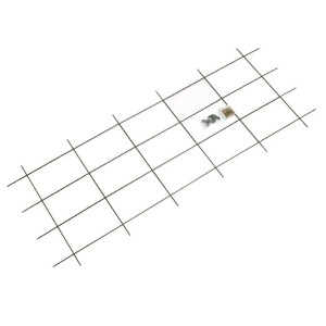 Grünes Metallspalier 150x60 cm mit Befestigungsmaterial, Rankhilfe für Pflanzen.