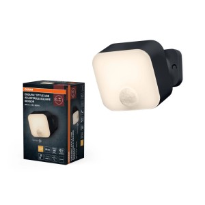 Osram Außenwandleuchte Endura Style USB Adj SQ Dunkelgrau 9,9 cm x 7,8 cm x 7 cm
