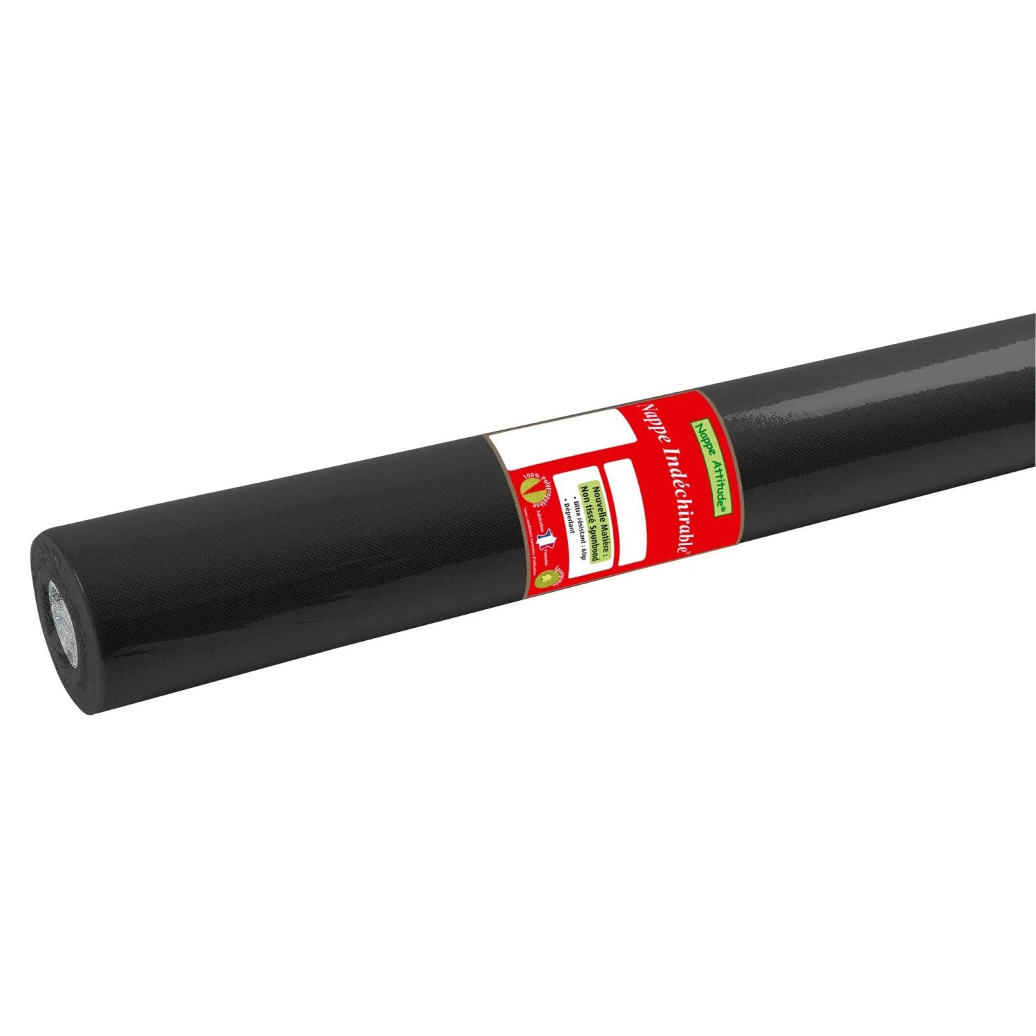 Pronappe Papiertischdecke Rolle 1,2 m x 6 m Schwarz