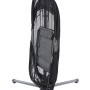 Siena Garden Hängesessel Yobaya Cool Black, platzsparend zusammengefaltet auf Gestell.