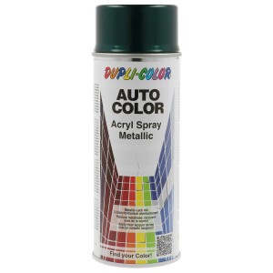 Dupli-Color Auto Color Lackspray, 400ml, Grün Metallic, für Lackreparatur und Karosseriearbeiten.