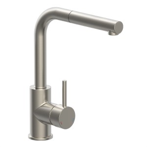 Schütte Sensor-Spültischarmatur Vital Edelstahl mit Ausziehbrause.