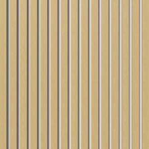 Akustikpaneel Muster Eiche unbehandelt, Holzpaneel mit weißen Filzstreifen für Wand und Decke.