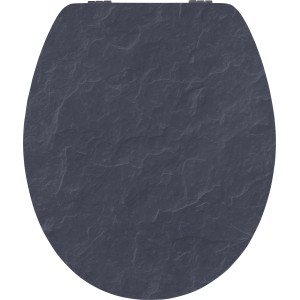 baliv WC-Sitz Juba MDF Holzkern Anthrazit