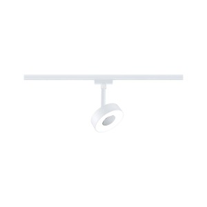 Paulmann LED-Schienenspot Circle, signalweiß, 10 cm Ø. Neutralweißes Licht für URail-Schienensysteme.