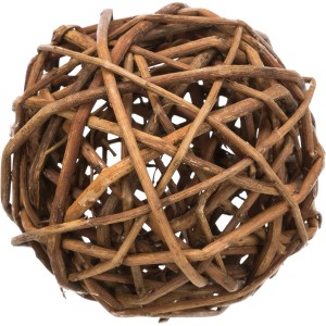 Trixie Weidenball, ø 10 cm, aus Naturmaterial für Nager als Käfigzubehör.