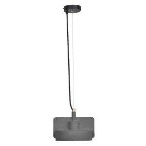 Ledvance Pendelleuchte Decor Mold, dunkelgrau, 150 cm. Moderne Hängeleuchte aus Metall und Beton.