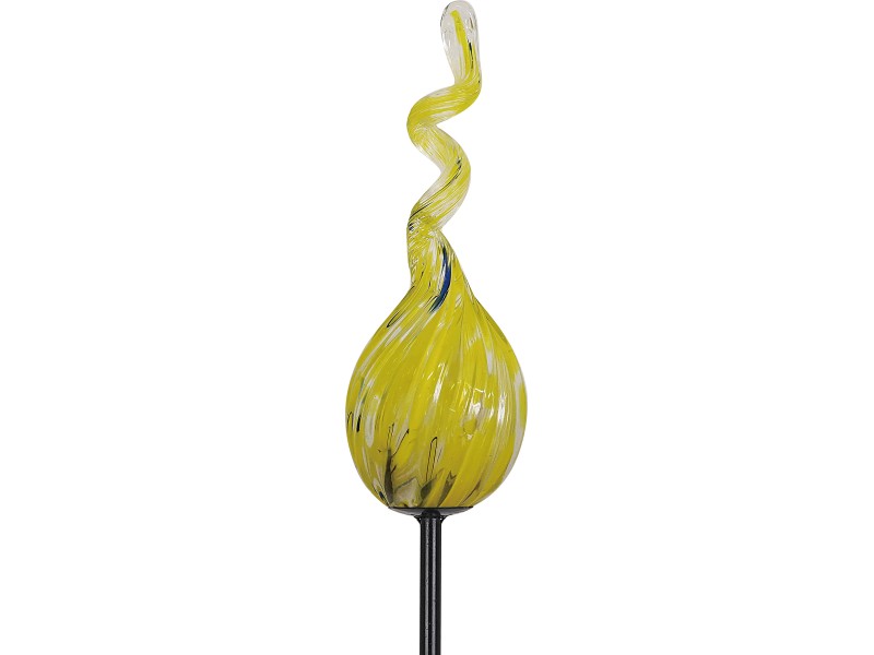 Gartenstecker Glaselement Flamme Gelb 98 cm kaufen bei OBI