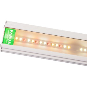 Parus LED-Wachstumslampe GrowLight Duo 20W, Nahaufnahme der Leuchte mit LEDs für Pflanzenanzucht.
