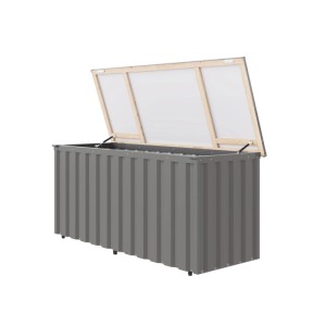 Karibu Freizeitbox Helios 2 Graualuminium