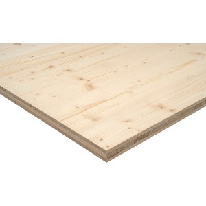 Naturholzplatte Fichte AB/Standard 250 cm x 205 cm x 1,5 cm
