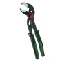 Bosch Wasserpumpenzange, 250 mm, mit grün-schwarzen Griffen und verstellbarem Kopf.