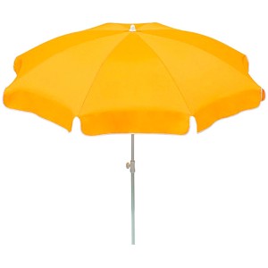 Schneider Balkonschirme Ibiza Ø 200 cm Goldgelb mit Push-Up Mechanik