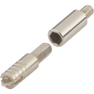 wolfcraft Zentrierbohrereinheit für Fräsbohrer, Ersatzteil für Bohrkronen.