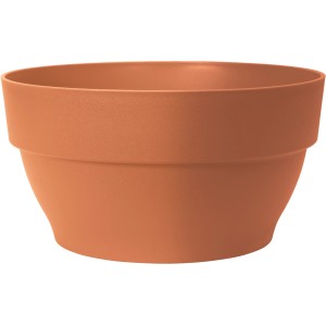 Elho Blumenschale Vibia Campana, Ø 27cm, Terra, aus recyceltem Kunststoff für den Garten.