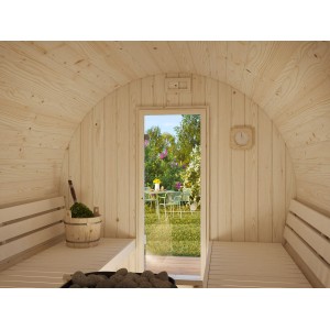 Palmako Sauna Anita Naturbelassen 220 cm x 290 cm